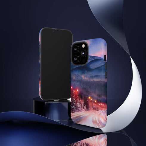 Christmas in Vail Colorado - Impact Resistant Phone Case